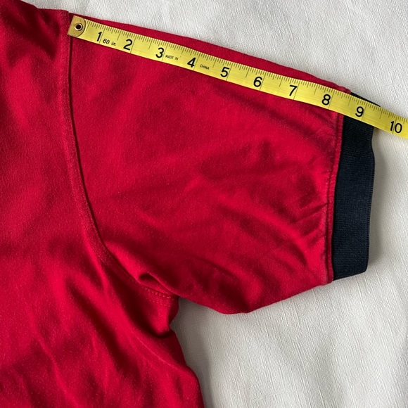 Structure Men’s Short Sleeve Polo Size L Red - Picture 5 of 7
